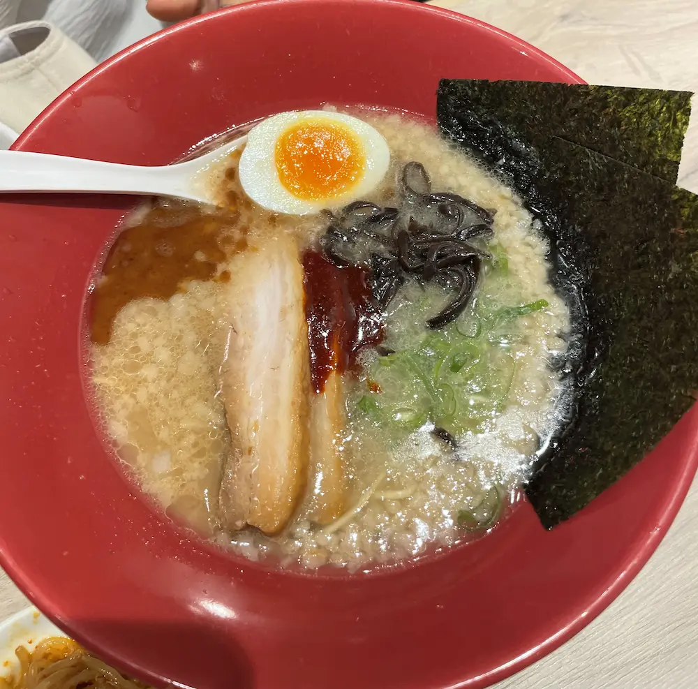 A ramen we had in Hiroshima