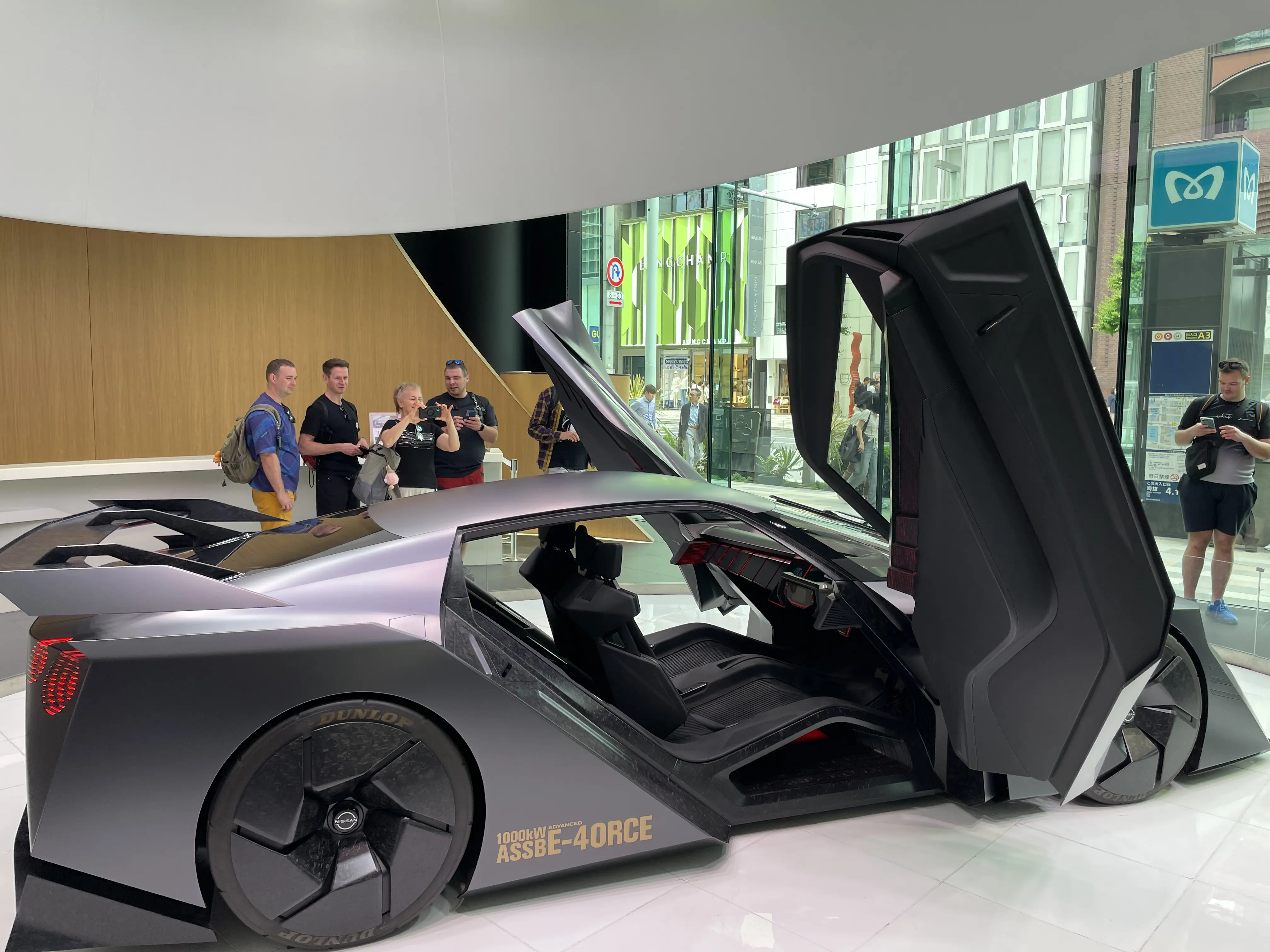 Concept car at Nissan Crossing